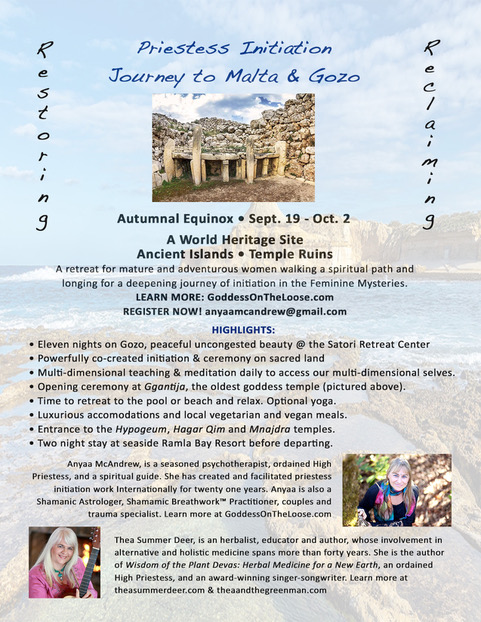 Join Me and 14 Women for a Very Special International Retreat during the Fall Equinox of 2020!
